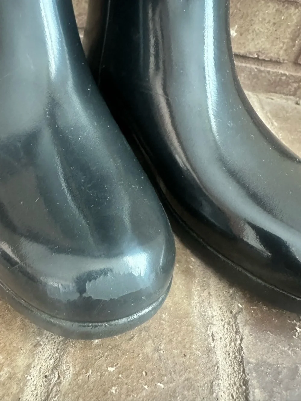 Hunter Original Tall Gloss Slate Rain Boots US 5 Waterproof